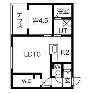 Ｂｅｌｌａｇｉｏ　ｔｓｕｋｉｓａｍｕ 102｜北海道札幌市豊平区月寒西二条６丁目(賃貸マンション1LDK・1階・40.85㎡)の写真 その2