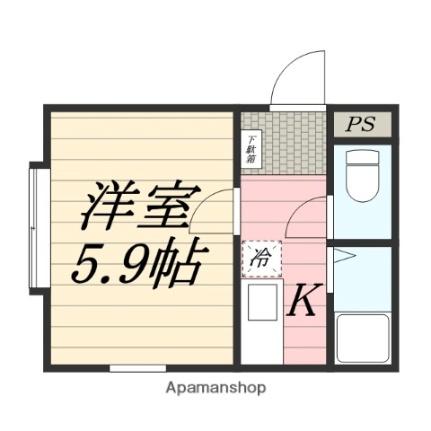 アップルハウス北34条III 205｜北海道札幌市北区北三十四条西１１丁目(賃貸アパート1K・2階・17.95㎡)の写真 その2