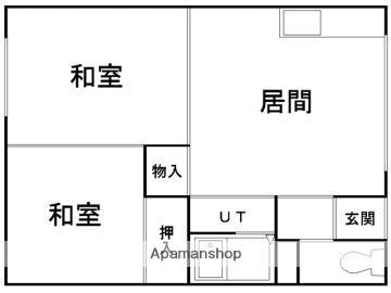 北海道札幌市東区伏古十条５丁目(賃貸アパート2DK・2階・34.83㎡)の写真 その2