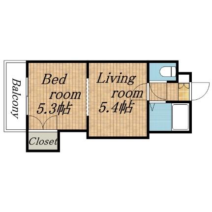 プレサント北35条 802｜北海道札幌市北区北三十五条西４丁目(賃貸マンション1DK・8階・25.35㎡)の写真 その2