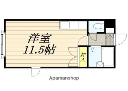 ジュネスコート21 307｜北海道石狩郡当別町園生(賃貸マンション1R・3階・25.00㎡)の写真 その2