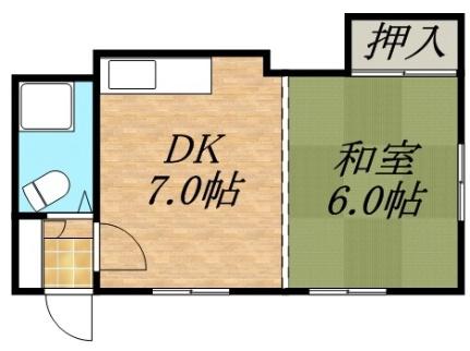 ハイツ静 6｜北海道札幌市中央区南七条西１２丁目(賃貸アパート1DK・2階・26.26㎡)の写真 その2