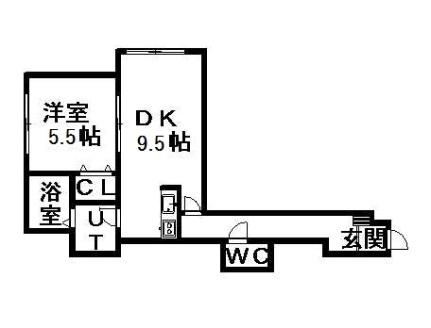 ＳＮ　ＢＯＸ 202｜北海道札幌市中央区北六条西１３丁目(賃貸アパート1LDK・2階・36.62㎡)の写真 その2