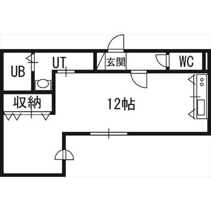 プリマベーラ発寒南 00403｜北海道札幌市西区発寒三条６丁目(賃貸マンション1R・4階・32.16㎡)の写真 その2