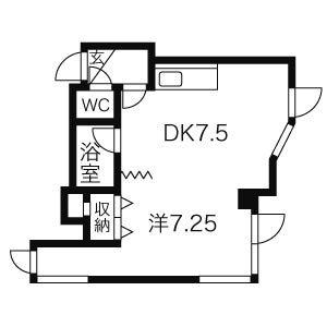 アクトビル 403｜北海道札幌市厚別区厚別中央一条３丁目(賃貸マンション1DK・4階・32.59㎡)の写真 その2