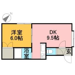 白石駅 3.6万円