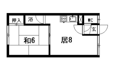 トークフラット 302｜北海道札幌市豊平区月寒西一条１０丁目(賃貸アパート1LDK・3階・29.16㎡)の写真 その2