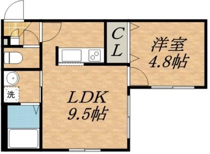 コンフォート栄通 0302｜北海道札幌市白石区栄通６丁目(賃貸マンション1LDK・3階・31.81㎡)の写真 その2