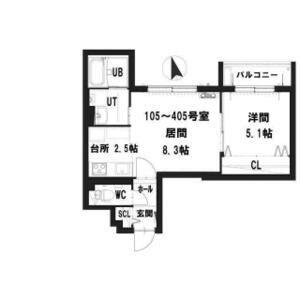 グランメール・シャリテ 105｜北海道札幌市豊平区中の島二条１０丁目(賃貸マンション1LDK・1階・40.25㎡)の写真 その2