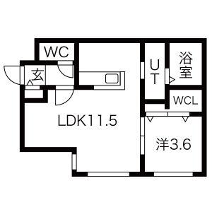 ｎｏｂｌｅ　ｈｉｌｌ　南郷通 202｜北海道札幌市白石区南郷通２０丁目南(賃貸マンション1LDK・2階・34.93㎡)の写真 その2