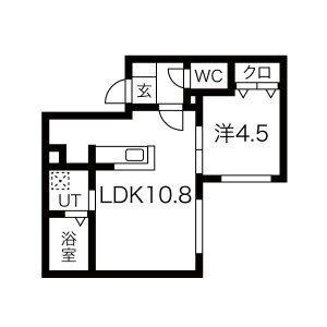 Ｌｉｅｎ新さっぽろ 302｜北海道札幌市厚別区厚別中央三条４丁目(賃貸マンション1LDK・3階・35.15㎡)の写真 その2