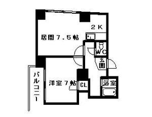 南1西18ビル 00401｜北海道札幌市中央区南一条西１８丁目(賃貸マンション1DK・4階・35.92㎡)の写真 その2