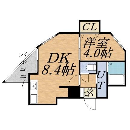 クラッセ知事公館前 00302｜北海道札幌市中央区北二条西１３丁目(賃貸マンション1LDK・3階・30.49㎡)の写真 その2