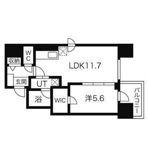 マストライフ南4条 901｜北海道札幌市中央区南四条東４丁目(賃貸マンション1LDK・9階・42.39㎡)の写真 その2