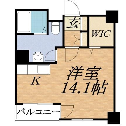 プライムメゾン鴨々川 601｜北海道札幌市中央区南七条西１丁目(賃貸マンション1K・6階・40.08㎡)の写真 その2