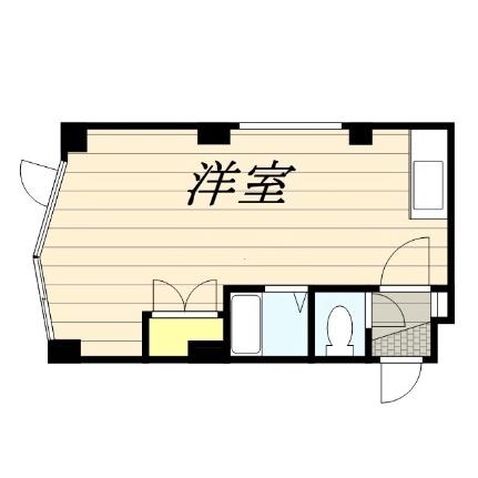 北海道札幌市中央区北二条西２７丁目(賃貸マンション1DK・2階・23.04㎡)の写真 その2