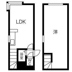 ＡＭＳ山鼻 105｜北海道札幌市中央区南十三条西１５丁目(賃貸アパート1LDK・2階・38.40㎡)の写真 その2