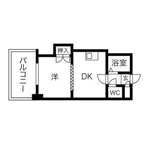 ハイツ南3条 702｜北海道札幌市中央区南三条東４丁目(賃貸マンション1DK・7階・24.63㎡)の写真 その2