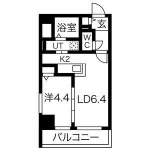 グランカーサ南6条 00212｜北海道札幌市中央区南六条西７丁目(賃貸マンション1LDK・2階・31.68㎡)の写真 その2
