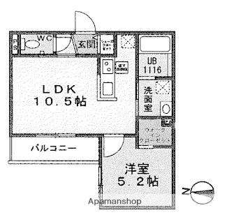 北海道札幌市中央区南二十二条西９丁目(賃貸マンション1LDK・4階・36.30㎡)の写真 その2