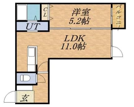 ラ・シュエット宮の森 302｜北海道札幌市中央区宮の森三条５丁目(賃貸マンション1LDK・3階・37.17㎡)の写真 その2