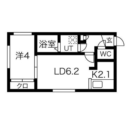 Ｖｉｃｔｏｉｒｅ（ヴィクトワール） 103｜北海道札幌市中央区北十五条西１５丁目(賃貸マンション1LDK・1階・30.20㎡)の写真 その2