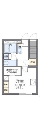 レオパレスグーテ 103 ｜ 青森県八戸市小中野８丁目（賃貸アパート1K・1階・23.97㎡） その2