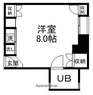 片平ホワイトレジデンス 406｜宮城県仙台市青葉区片平１丁目(賃貸マンション1R・4階・21.00㎡)の写真 その2