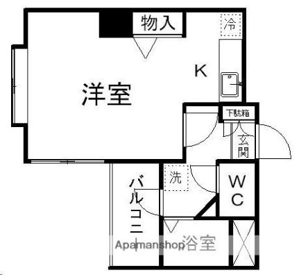 ベルシティ五橋 201 ｜ 宮城県仙台市青葉区五橋２丁目（賃貸マンション1R・2階・24.97㎡） その2