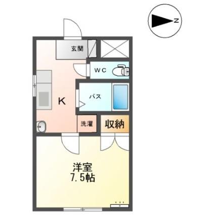 フォレストハイツ 202｜宮城県仙台市若林区連坊１丁目(賃貸マンション1K・2階・26.07㎡)の写真 その2