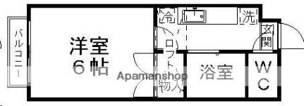 ベルトピア仙台4 206｜宮城県仙台市青葉区国見６丁目(賃貸マンション1K・2階・18.90㎡)の写真 その2