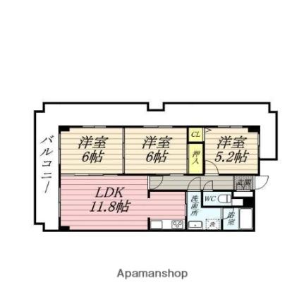 ガーデンプラザ泉中央 ｜宮城県仙台市泉区泉中央３丁目(賃貸マンション3LDK・6階・63.75㎡)の写真 その2