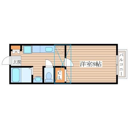 サンヒルズ国見五番館  ｜ 宮城県仙台市青葉区国見６丁目（賃貸アパート1K・2階・26.91㎡） その2