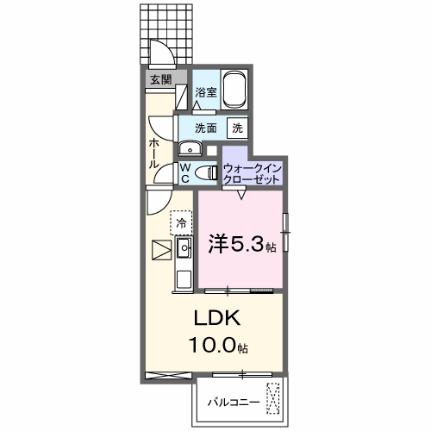 サンシャイン滝道 101｜宮城県仙台市青葉区滝道(賃貸アパート1LDK・1階・37.97㎡)の写真 その2