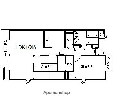 コートカメリア ｜宮城県宮城郡利府町中央１丁目(賃貸マンション2LDK・3階・61.40㎡)の写真 その2