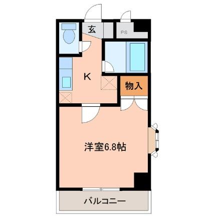 宮城県仙台市太白区長町５丁目(賃貸マンション1K・2階・24.00㎡)の写真 その2