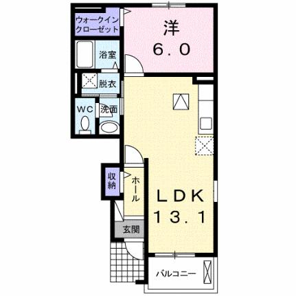 アグリーアブル　ヒル 102｜福島県郡山市安積町日出山１丁目(賃貸アパート1LDK・1階・45.39㎡)の写真 その2