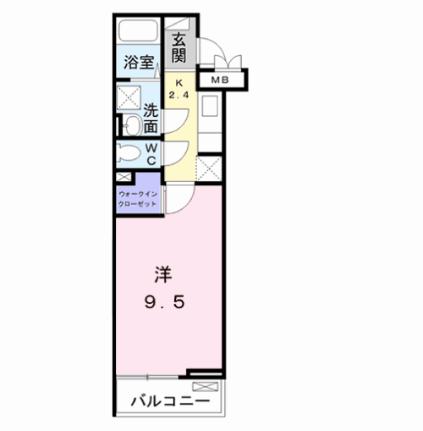 パーク　サンリットII 303｜福島県郡山市安積４丁目(賃貸アパート1K・3階・30.42㎡)の写真 その2