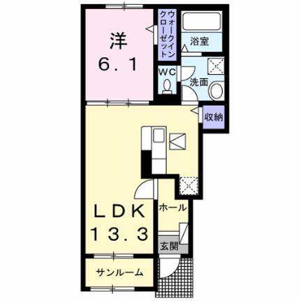 スパーブ 102｜茨城県神栖市深芝(賃貸アパート1LDK・1階・50.05㎡)の写真 その2