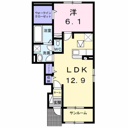 エミーラ 103｜茨城県神栖市平泉東３丁目(賃貸アパート1LDK・1階・50.49㎡)の写真 その2