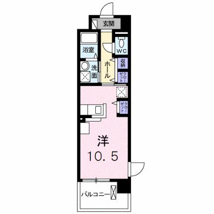 グランテラス　ＹＡＪＩＭＡ 201｜群馬県太田市東矢島町(賃貸マンション1R・2階・30.96㎡)の写真 その2