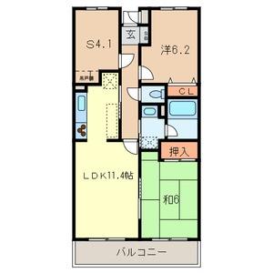 スターコート北浦和 105号室｜埼玉県さいたま市浦和区大東１丁目(賃貸マンション2SLDK・1階・60.37㎡)の写真 その2