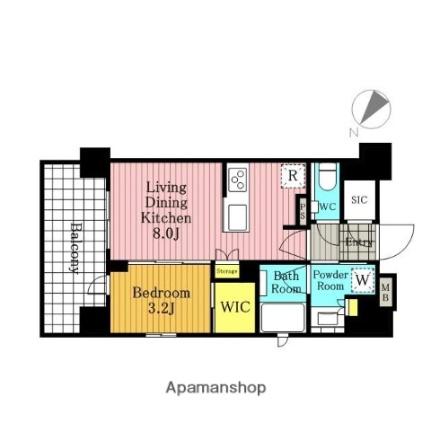 プレシス北浦和ＤＩＡＲＡ ｜埼玉県さいたま市浦和区北浦和３丁目(賃貸マンション1DK・4階・31.81㎡)の写真 その2