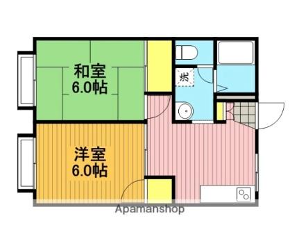 ハイツひかり 205｜埼玉県さいたま市桜区大字大久保領家(賃貸アパート2DK・2階・38.80㎡)の写真 その2