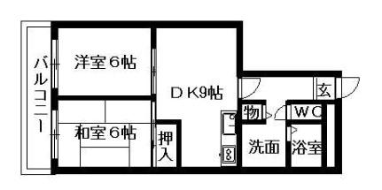 ボヌール常盤 0502｜埼玉県さいたま市浦和区常盤１０丁目(賃貸マンション2LDK・5階・56.21㎡)の写真 その2