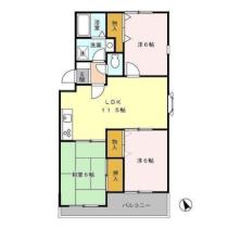 ヴァンベール東浦和 301 ｜ 埼玉県さいたま市緑区大間木２丁目（賃貸アパート3LDK・3階・65.44㎡） その2