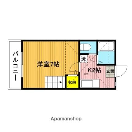 サザンハイツIII 105 ｜ 埼玉県蕨市南町２丁目（賃貸アパート1K・1階・23.43㎡） その2