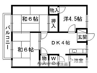 ハイツコーヤ 102 ｜ 埼玉県さいたま市北区日進町１丁目（賃貸アパート3K・1階・44.55㎡） その2