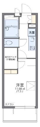 レオパレスシンメイ加須 204｜埼玉県加須市中央２丁目(賃貸マンション1K・2階・20.81㎡)の写真 その2