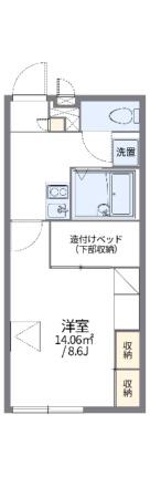 レオパレスむつみ 105｜埼玉県加須市睦町１丁目(賃貸アパート1K・1階・23.18㎡)の写真 その2